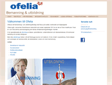 Tablet Screenshot of ofelia.se